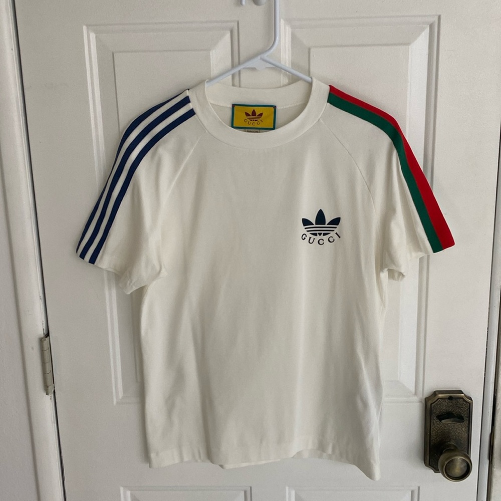 Gucci xAdidas Trefoil Print T-shirt